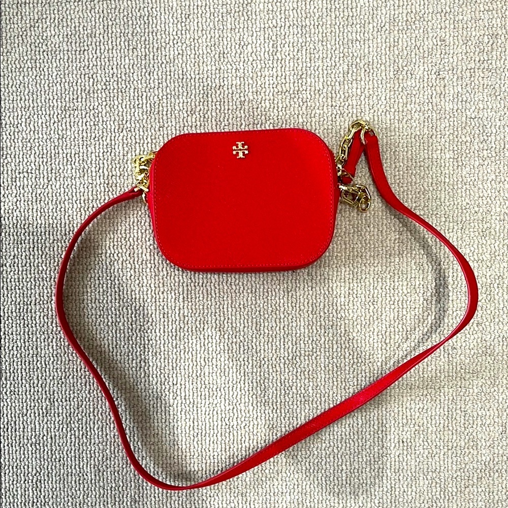 TORY BURCH Red Crossbody Bag